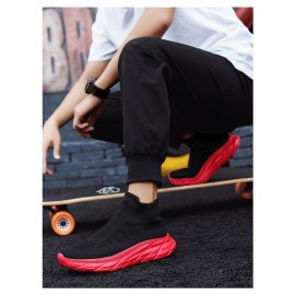 Men'S Slip-On Sneakers - Breathable, Comfortable High-Top Casual Shoes With Soft Eva Sole For All Seasons Mens Shoes Shoes For Men