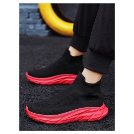 Men'S Slip-On Sneakers - Breathable, Comfortable High-Top Casual Shoes With Soft Eva Sole For All Seasons Mens Shoes Shoes For Men