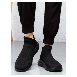 Men'S Slip-On Sneakers - Breathable, Comfortable High-Top Casual Shoes With Soft Eva Sole For All Seasons Mens Shoes Shoes For Men