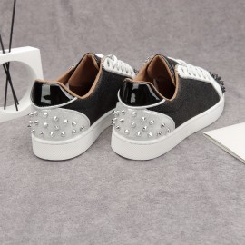 Mens Cyber Punk Rock & Roll Skateboard Shoes - Comfy Non-Slip Lace-Up Canvas Upper with Fabric Insole and TPU Sole - Perfect for Casual, Daily, Party, Performance, and Nightclub Dancing