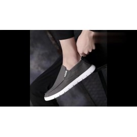 Men'S Slip-On Canvas Sneakers - Casual, No-Tie Loafers With Soft Sole For Spring/Summer Shoes For Men Mens Sneakers
