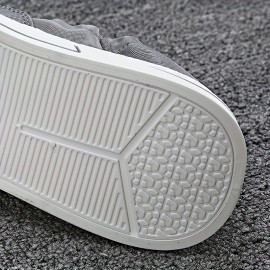 Men's Solid Slip On Loafer Shoes, Comfy Non Slip Breathable Casual Shoes For Men's Outdoor Walking Trekking Activities