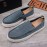 Men's Trendy Slip On Solid Loafer Shoes, Comfy Non Slip Casual Soft Sole Sneakers For Men's Outdoor Activities