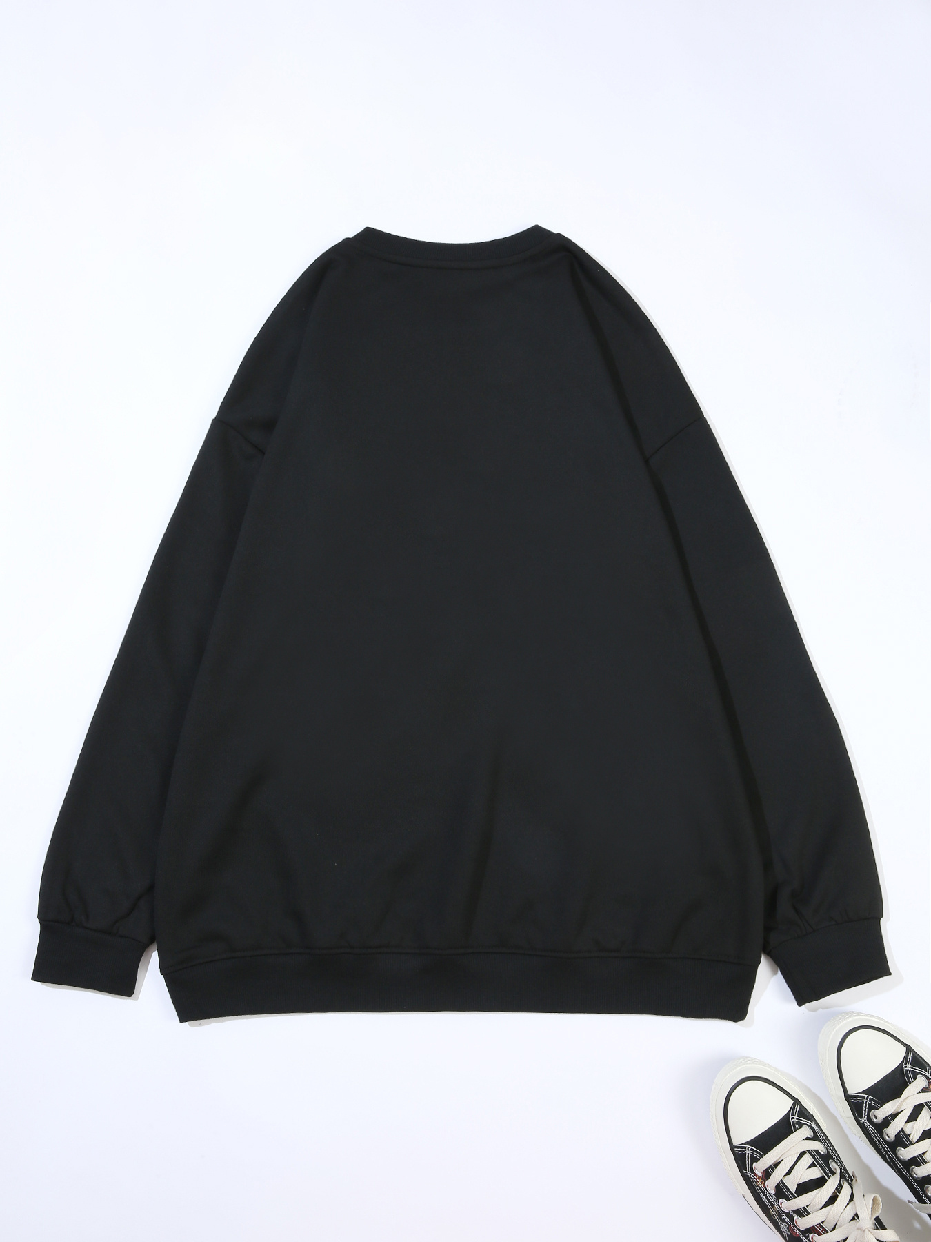 Plus Size Graphic Print Sweatshirt, Casual Crew Neck Long Sleeve Pullover Sweatshirt, Women s Plus Size Clothing details 10