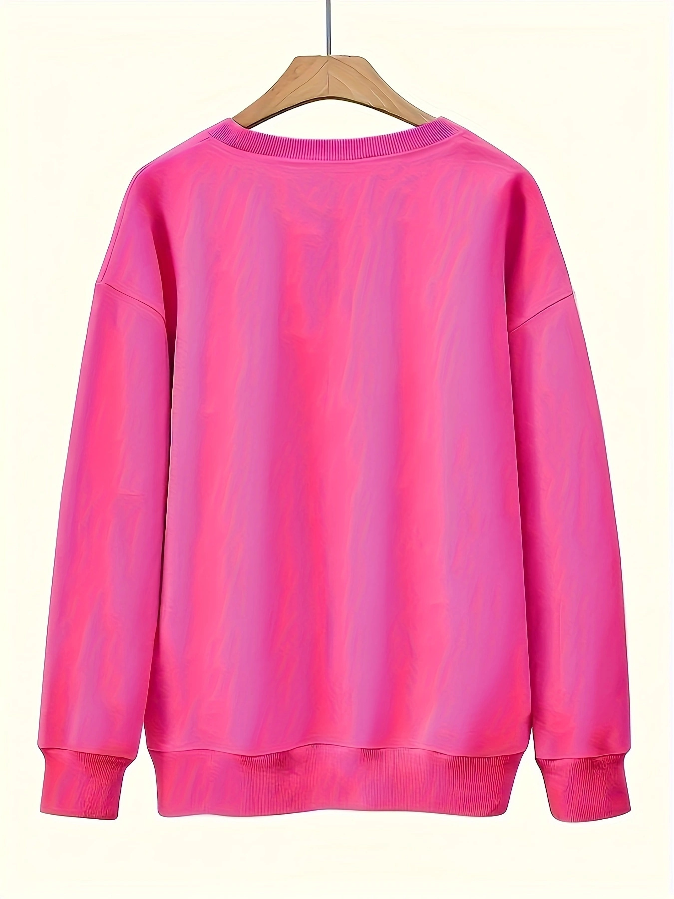 Plus Size Graphic Print Sweatshirt, Casual Crew Neck Long Sleeve Pullover Sweatshirt, Women s Plus Size Clothing details 15