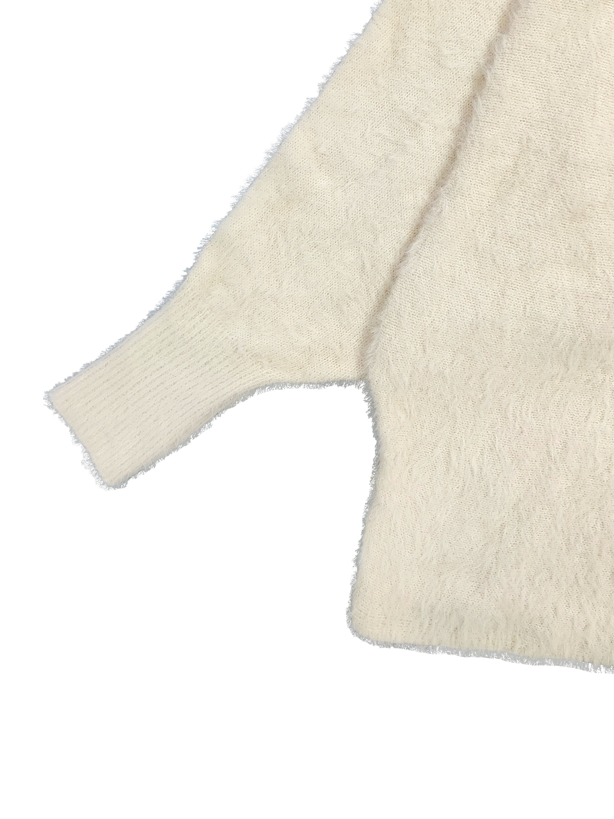 plus size casual sweater womens plus solid fluffy round neck long sleeve sweater details 17