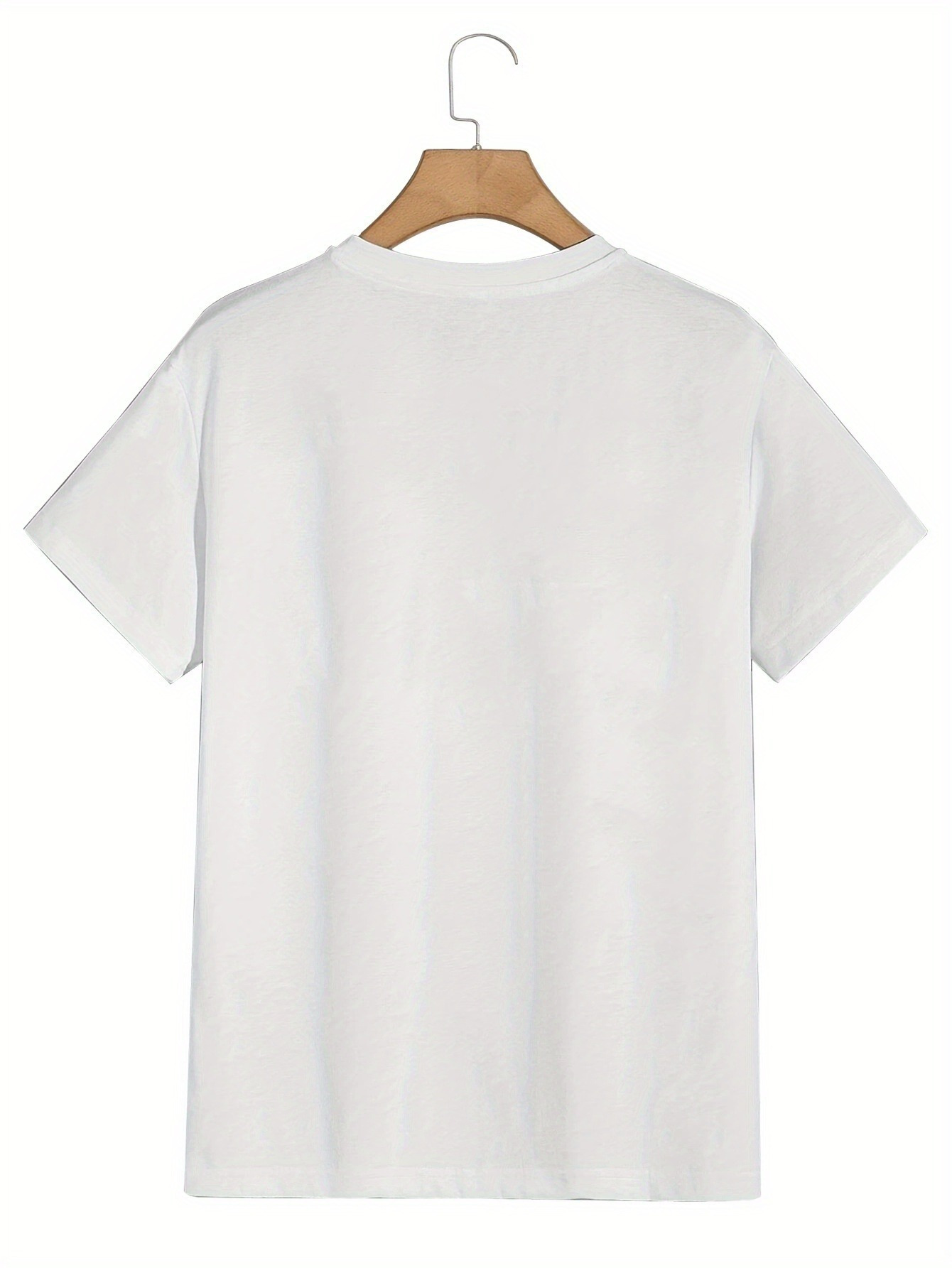plus size mens trendy letter los angeles print t shirt casual fashion tee street style short sleeve crew neck shirt details 21