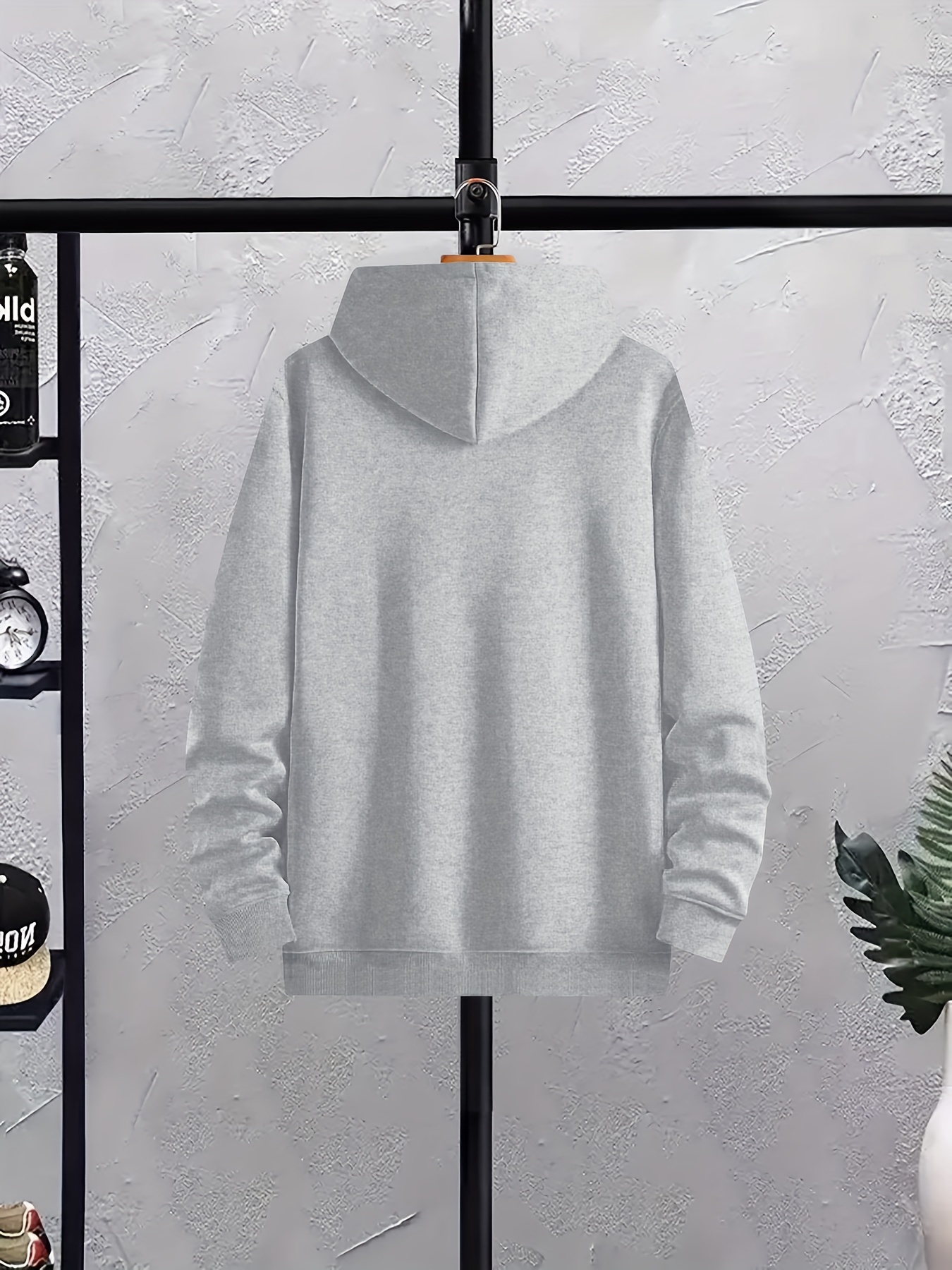 plus size mens anime fisher print sweatshirt fashion casual hoodies for fall winter mens clothing details 1