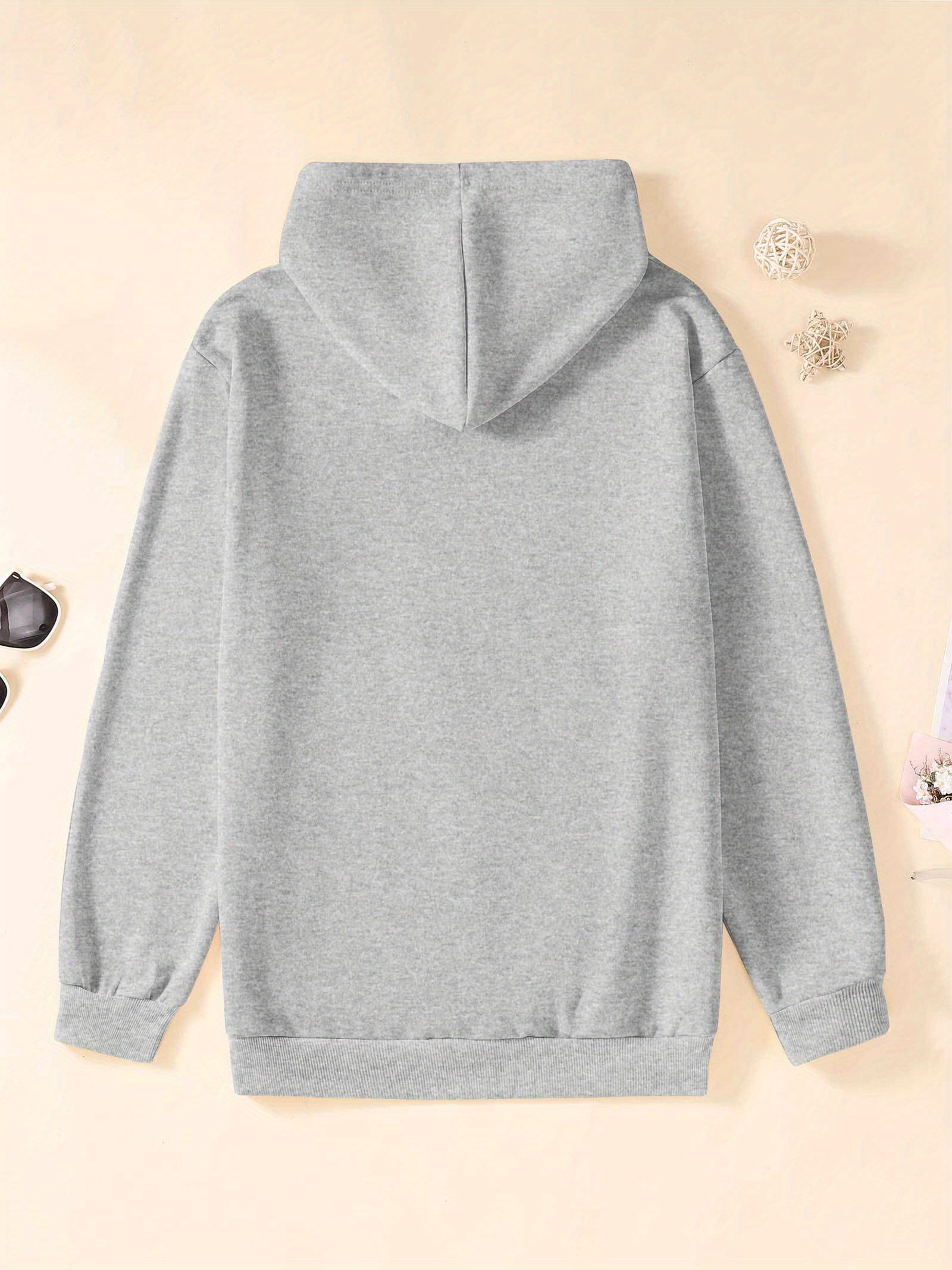mens casual plus size graphic pullover hoodie in solid color soft and trendy for spring autumn wear street style details 15