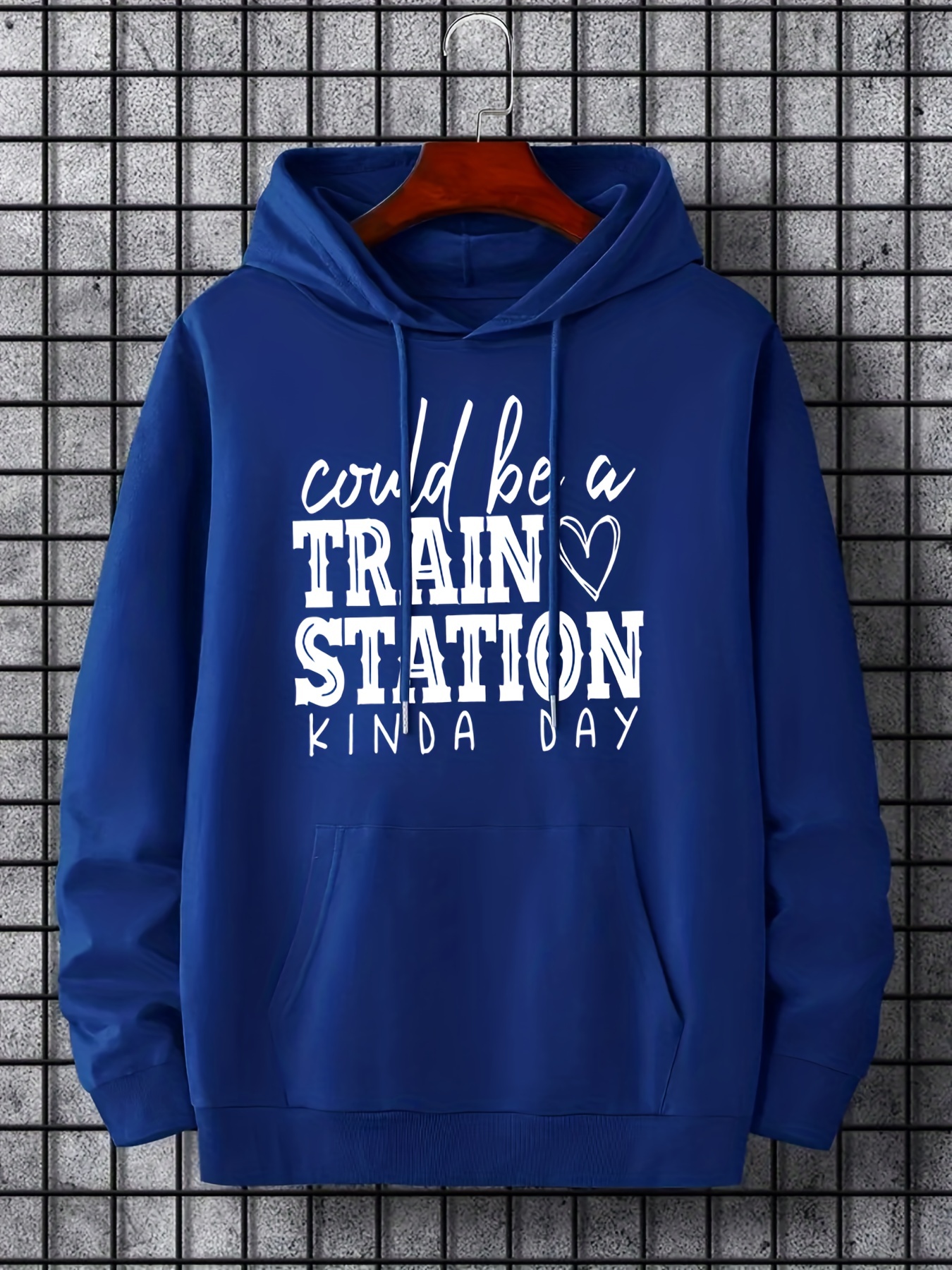 funny letters print mens casual hoodies drawstring comfortable oversized hooded pullover sweatshirt plus size details 0