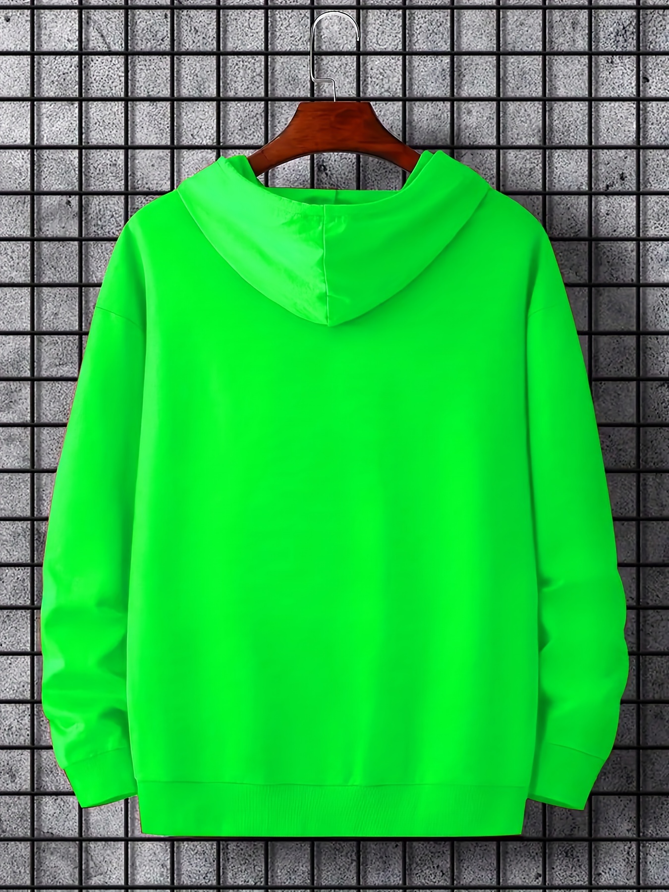 funny letters print mens casual hoodies drawstring comfortable oversized hooded pullover sweatshirt plus size details 25