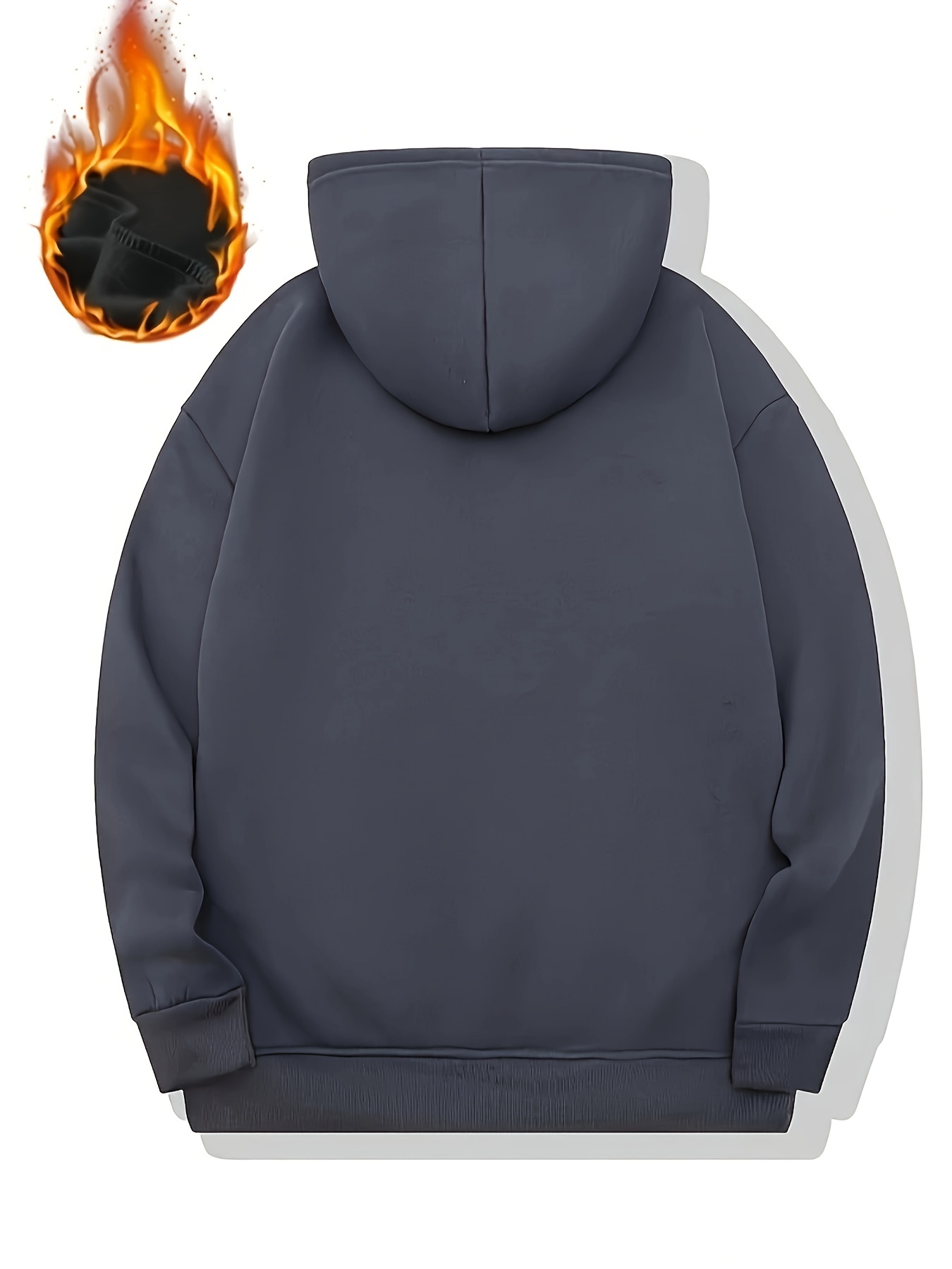 plus size mens us flag anime gorilla graphic print hooded sweatshirt for spring fall winter mens clothing details 15