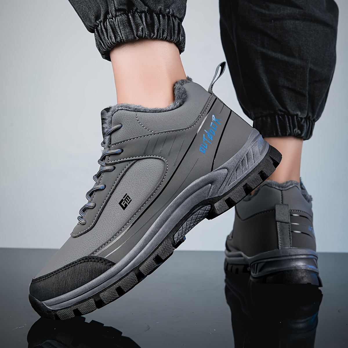 Autumn And Winter New Style Plus Velvet Thicken Warm Lovers Shoes Mens Shoes Breathable Running Shoes Light Sports Shoes Casual Casual Mens Shoes Shop The Latest Trends Temu details 1