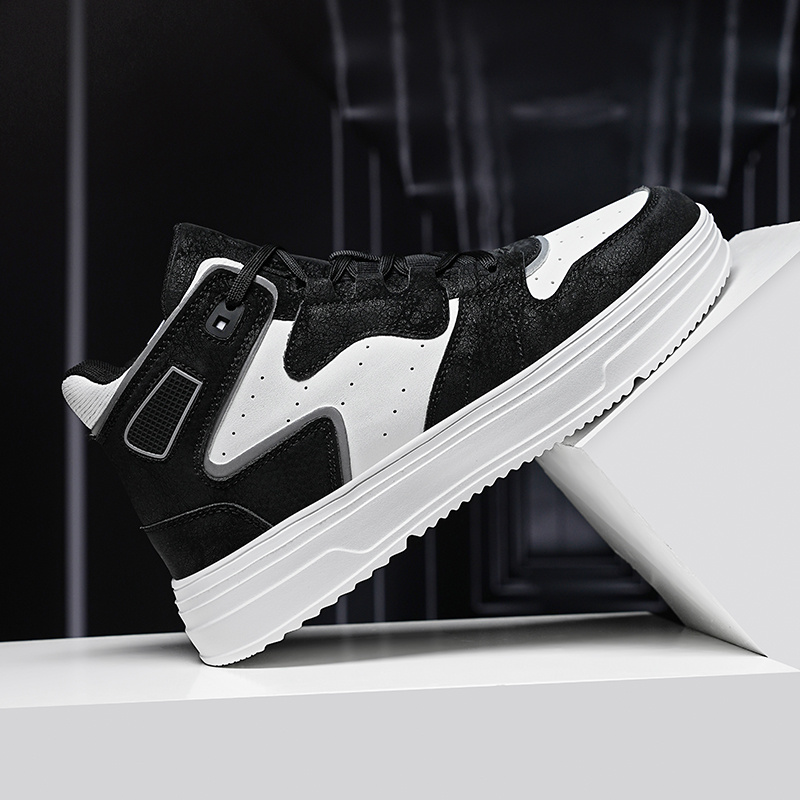  Arch Support Lace Up Casual Sneaker Tennis Walking Dress Shoes Low Top Sneaker Fashion Comfortable Shoes Platform Thick Sole Genuine Leather Platform Sneakers Lace Up Breathable Shoes Men s Shoes Temu details 1