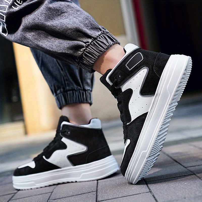   Arch Support Lace Up Casual Sneaker Tennis Walking Dress Shoes Low Top Sneaker Fashion Comfortable Shoes Platform Thick Sole Genuine Leather Platform Sneakers Lace Up Breathable Shoes Men s Shoes Temu details 3