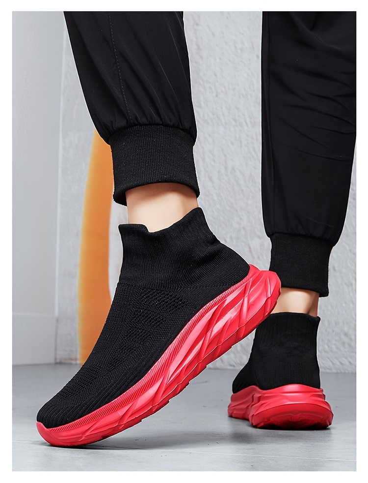 Men S Slip-On Sneakers - Breathable, Comfortable High-Top Casual Shoes With Soft Eva Sole For All Seasons Mens Shoes Shoes For Men details 6