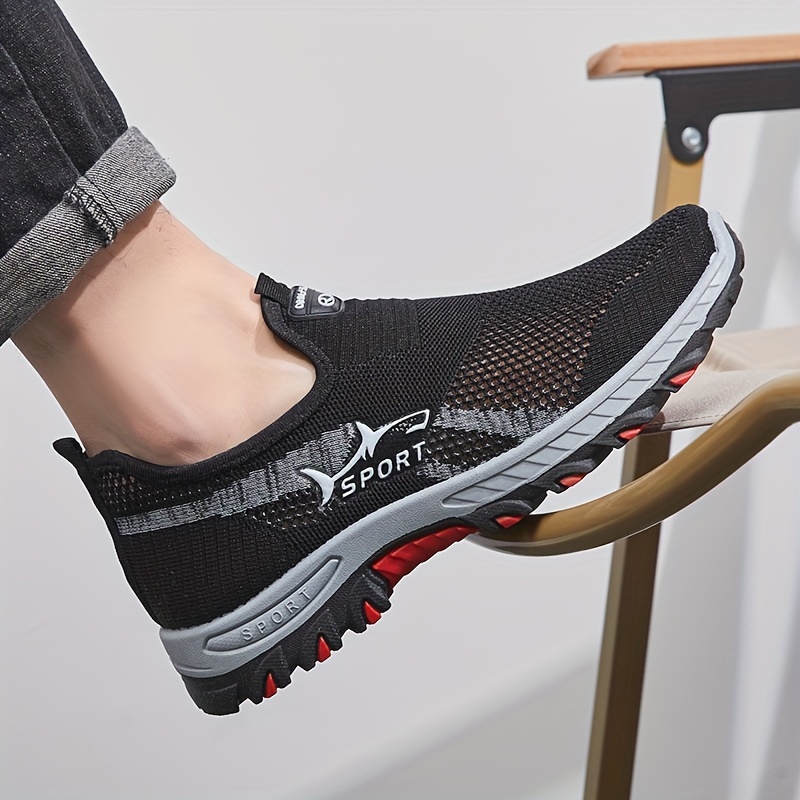 Mens Slip On Mesh Breathable Non Slip Sneakers Durable Comfy For Spring Summer Outdoor Hiking Camping Climbing Shop Now For Limitedtime Deals Temu details 5