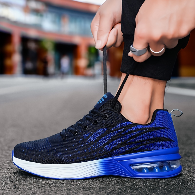 Mens Trendy Air Cushioned Breathable Lightweight Running Shoes Check Out Today s Deals Now Temu details 3