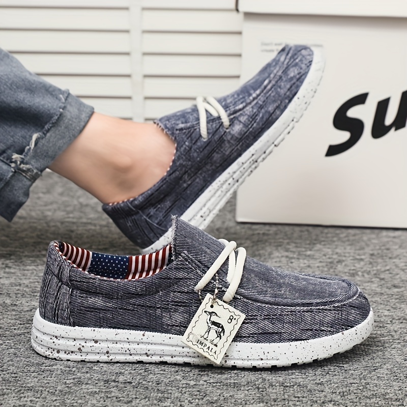 New Mens Casual Canvas Shoes Fashionable And Versatile Soft Soled Walking Shoes Lace Up Lightweight And Breathable Low Top Casual Shoes Men s Shoes Temu details 3