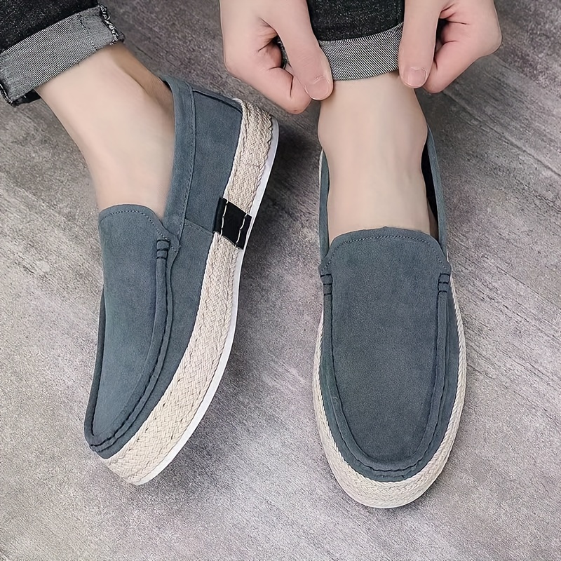 Dou Dou Shoes For Men 2024 New Canvas Shoes For Men Breathable Leisure Lazy Shoes Korean Edition Trendy Versatile Mens Shoes One Step Push On Mens Shoes Check Out Today s Deals Now Temu details 0
