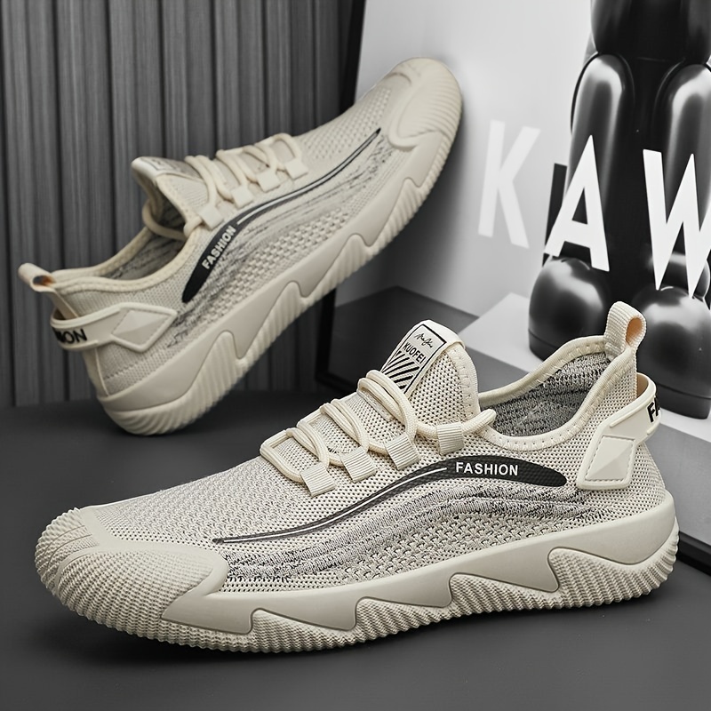 Mens Slip On Sneakers With Shoelaces Odor Resistant Athletic Shoes Lightweight And Breathable Shop The Latest Trends Temu details 11