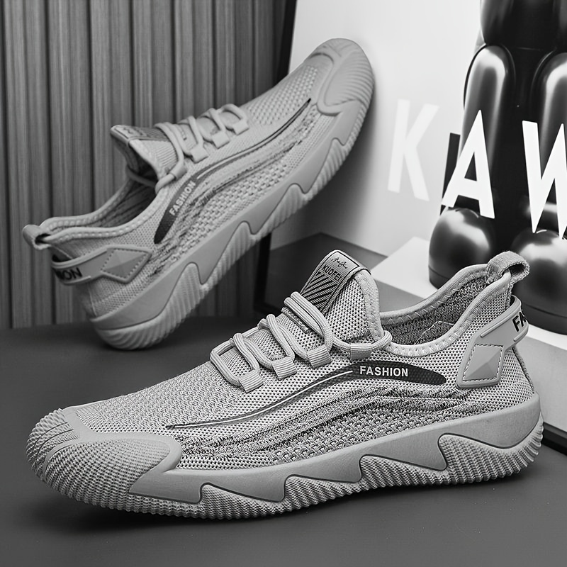 Mens Slip On Sneakers With Shoelaces Odor Resistant Athletic Shoes Lightweight And Breathable Shop The Latest Trends Temu details 12