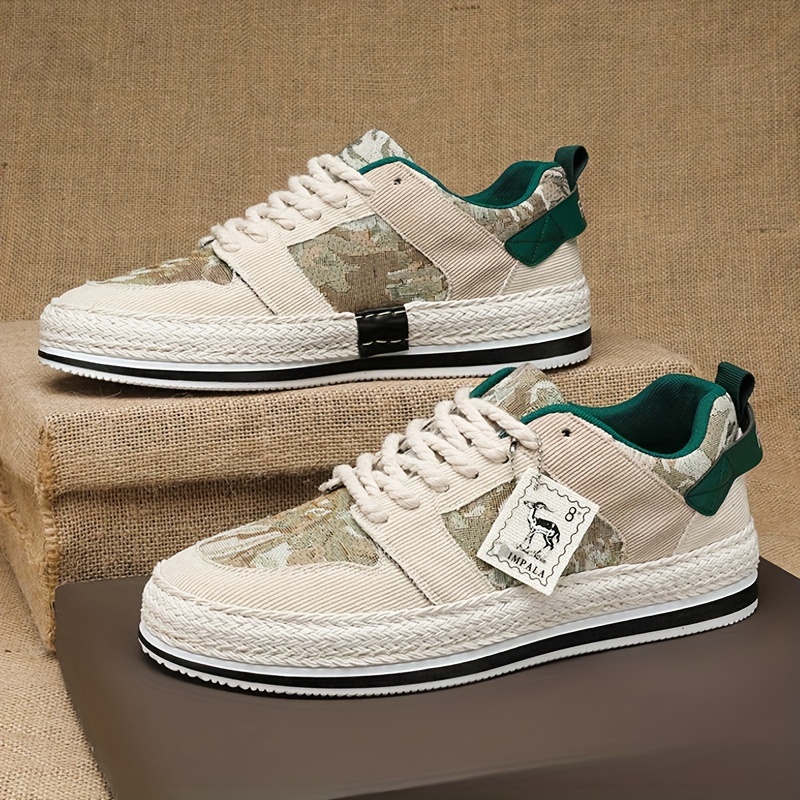 Mens Street Style Color Block Low Top Skateboard Shoes Comfy Non Slip Casual Platform Sneakers For Mens Outdoor Activities Men s Shoes Temu details 0